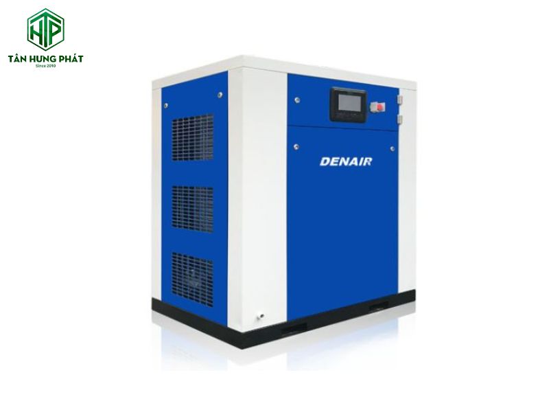 Máy nén khí kiểu xoắn ốc DENAIR thiết kế 100% không dầu hoàn toàn, đảm bảo khí nén đầu ra đạt độ tinh khiết cao