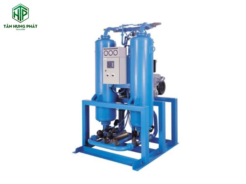 Bình lọc khí hấp thụ là bộ phận chính của máy tạo khí nitơ