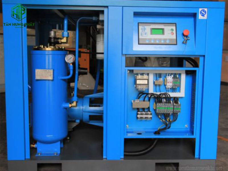 Giá máy nén khí phụ thuộc vào hiệu suất, công suất, thương hiệu, chất lượng, kích thước và dịch vụ hậu mãi