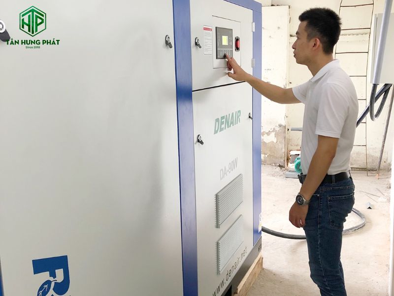 Lỗi không khởi động được máy nén khí trục vít
