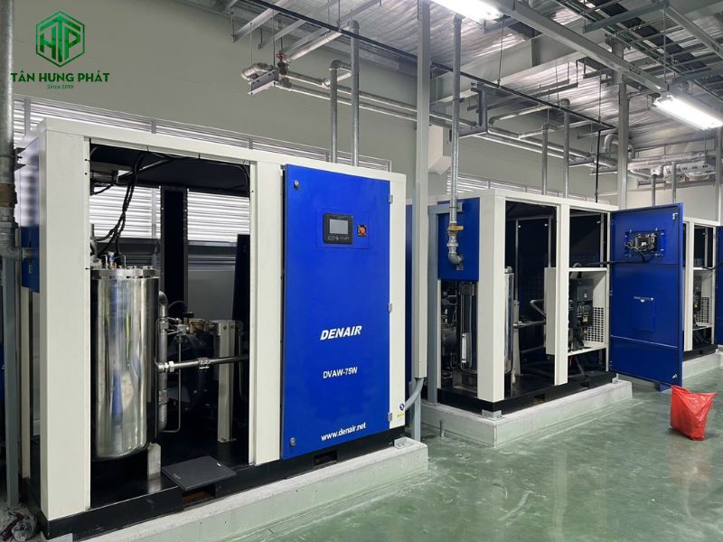 Máy nén khí là thiết bị cơ học có khả năng tăng áp suất của khí, tạo ra năng lượng nén mạnh mẽ