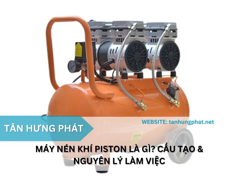 Máy nén khí piston là gì? Cấu tạo và nguyên lý hoạt động