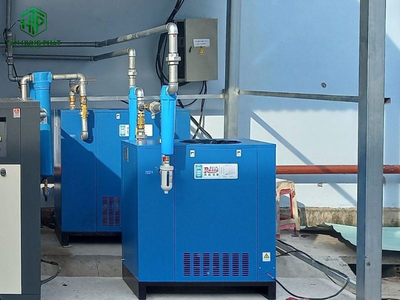 Máy sấy khí công nghiệp là một thiết bị thiết yếu giúp làm khô và làm sạch khí nén