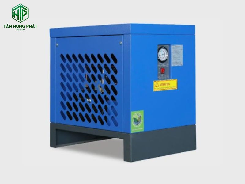Máy sấy khí hấp thụ hoạt động dựa trên khả năng hút ẩm của các hạt hút ẩm