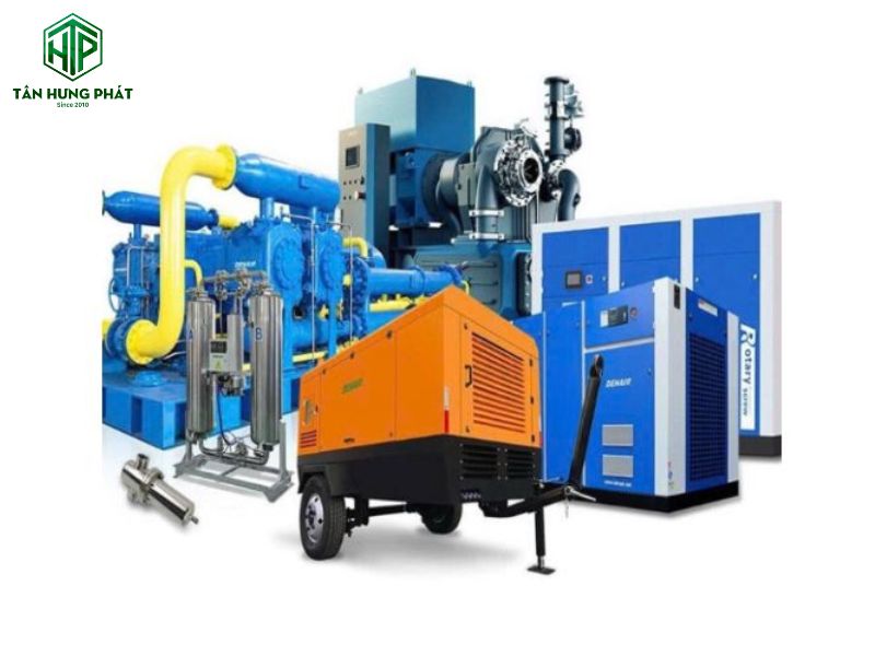 Máy nén khí trục vít có hiệu suất cao khí nén ổn định, thời gian hoạt động liên tục, độ ồn thấp nhưng giá thành cao, cần bảo trì thường xuyên