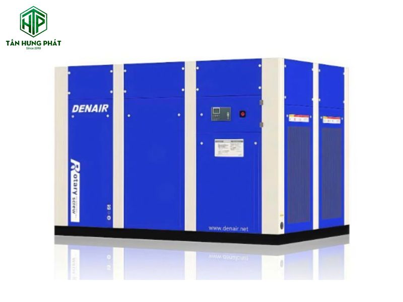 Máy nén không dầu thấp áp tạo ra khí nén sạch, không chứa dầu, phù hợp cho các ngành nhạy cảm như thực phẩm, dược phẩm và điện tử.