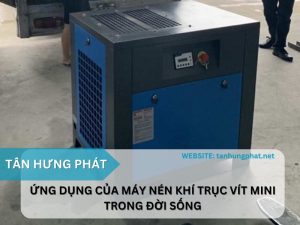 Ứng dụng của máy nén khí trục vít mini