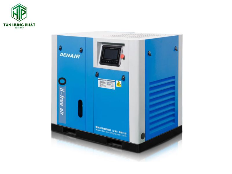Ưu điểm của máy nén khí trục vít là chi phí bảo dưỡng thấp, tiết kiệm năng lượng và vận hành êm ái